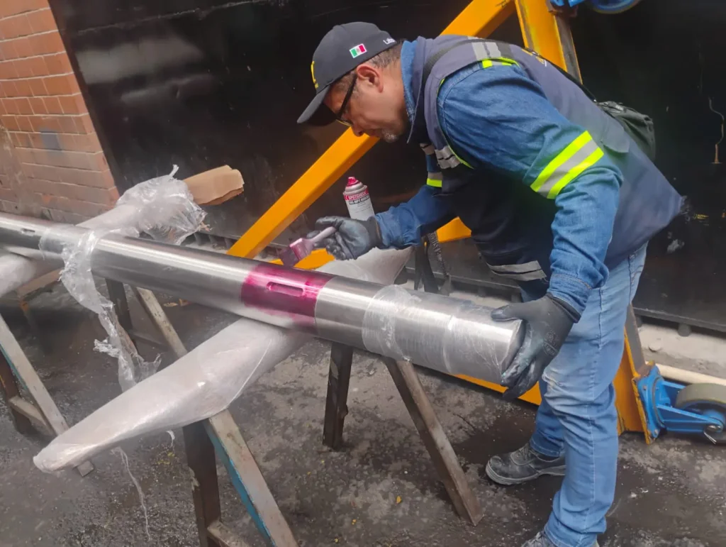 Líquidos penetrantes para detectar grietas